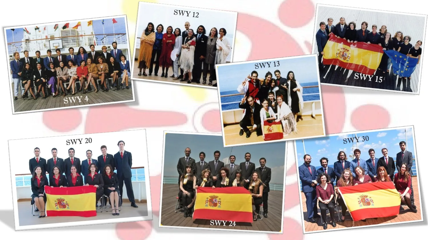 Group photograph of Spanish delegations