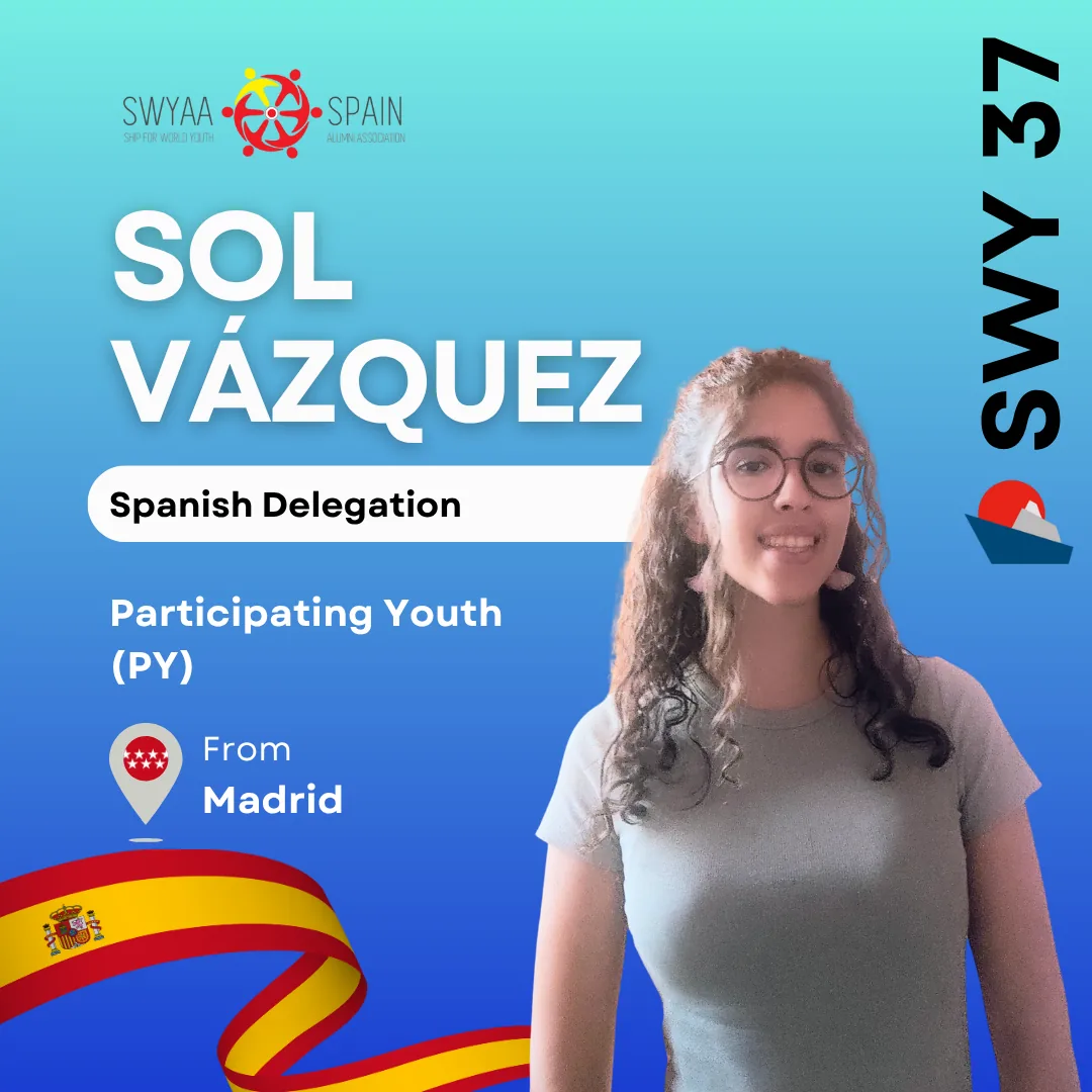 Ficha de presentación de Sol Vázquez, participante de la delegación española de SWY37 (Madrid)