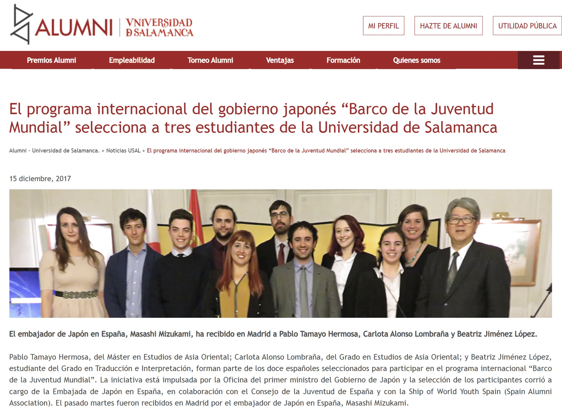 Imagen del archivo histórico · Prensa